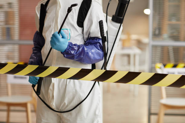 Professional Biohazard Cleanup technician working in White Plains, MD